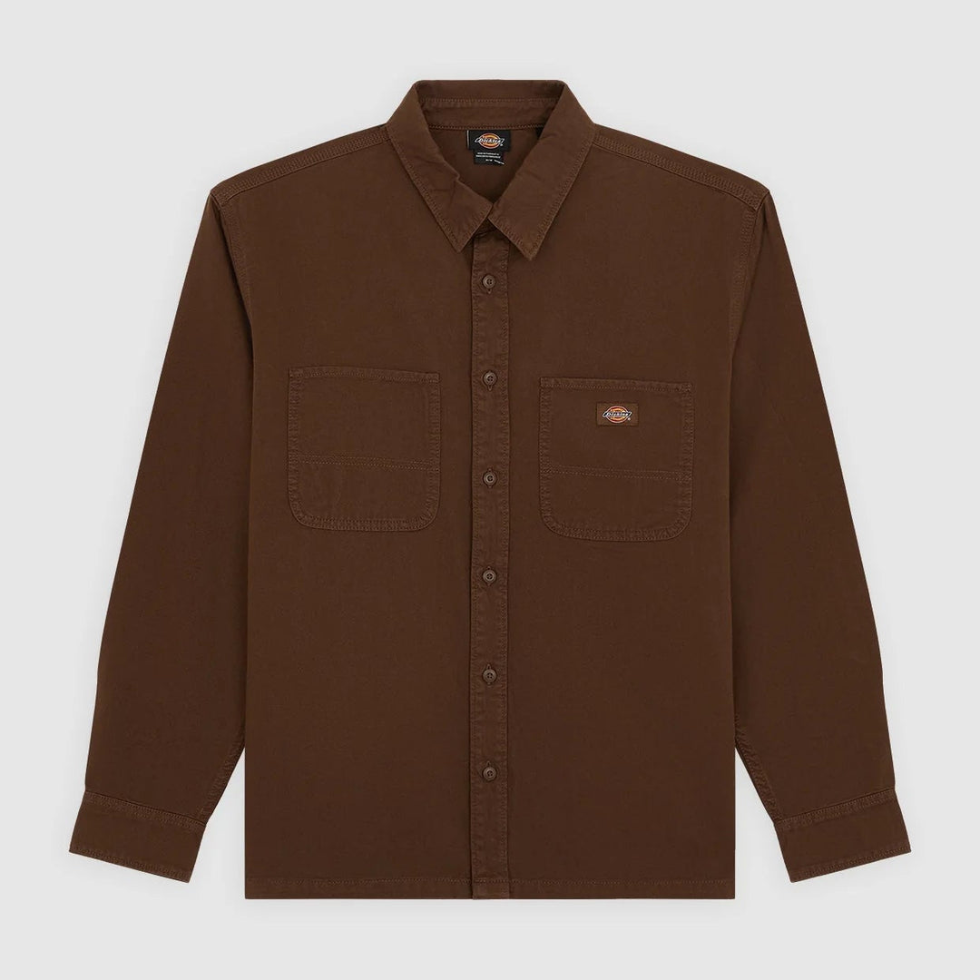 Dickies 247 Garment Dyed Work Shirt timber brown
