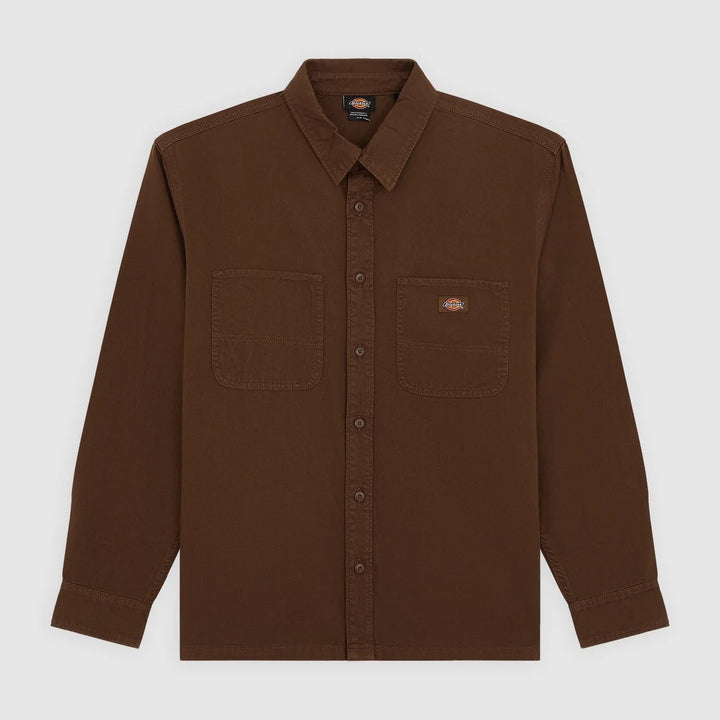 Dickies 247 Garment Dyed Work Shirt timber brown