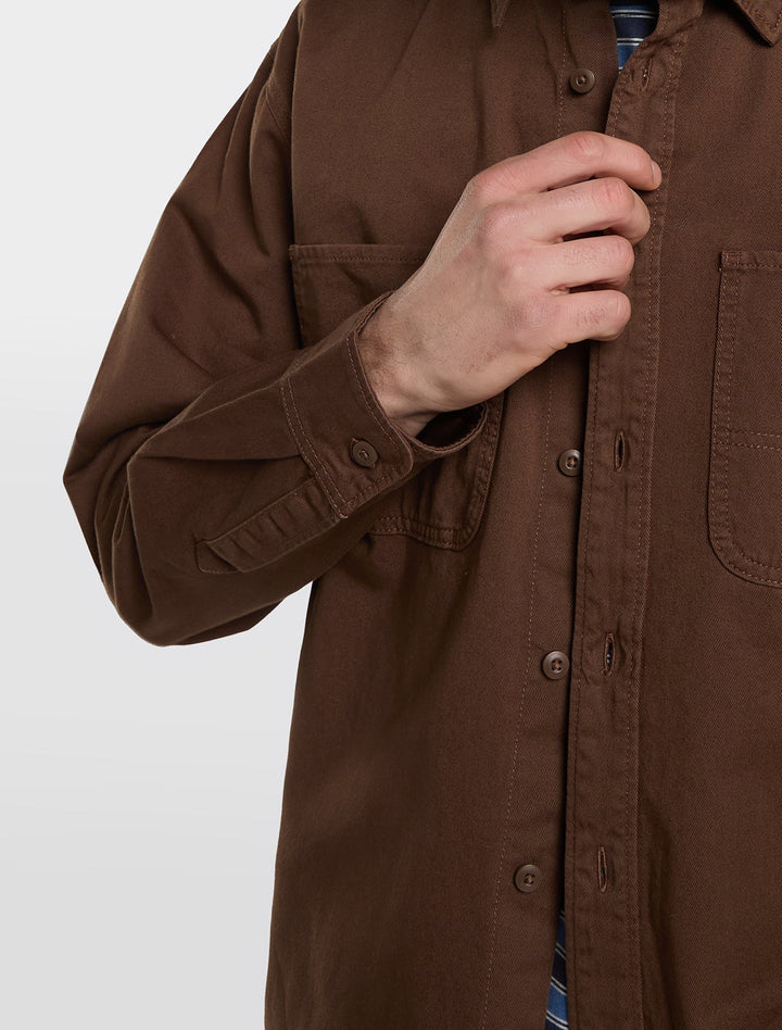 Dickies 247 Garment Dyed Work Shirt timber brown