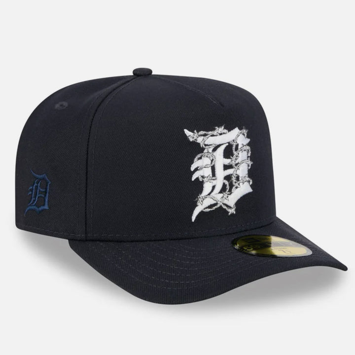 New Era Barbed Wire 59FIFTY A-Frame D Tigers navy