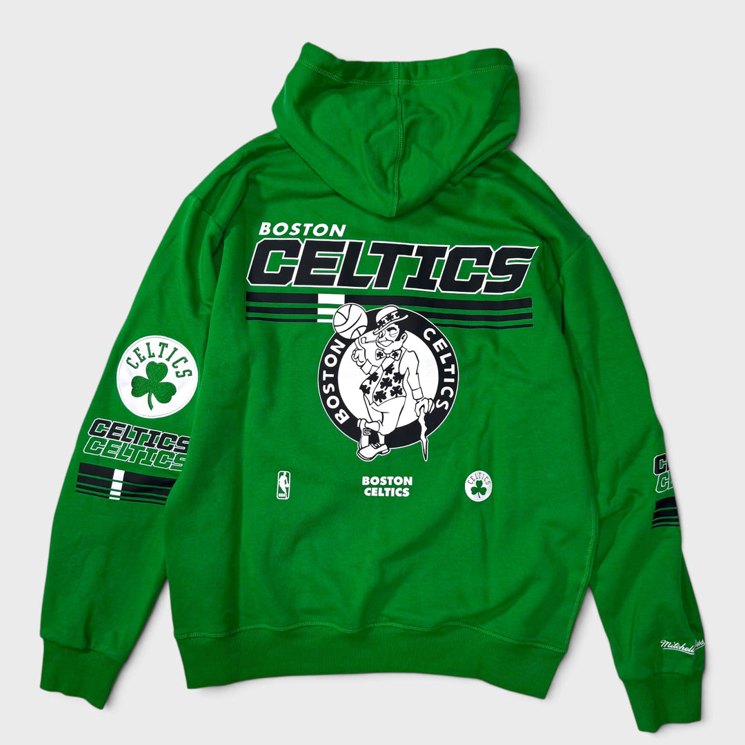 Mitchell &amp; Ness Triple Check Courtside Fleece B Celtics green
