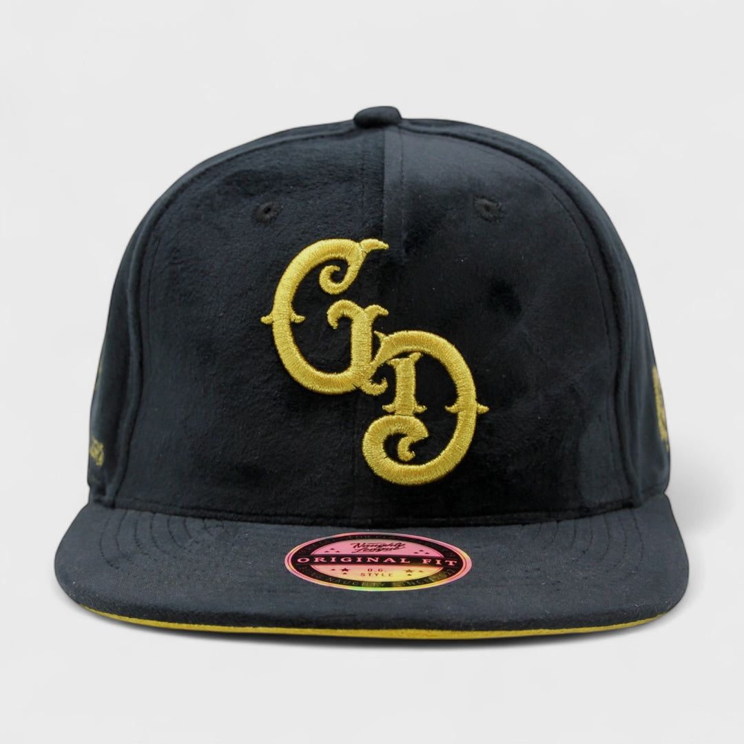 Naughty League Las Vegas Gold Diggers snapback velvet black/gold - Shop-Tetuan