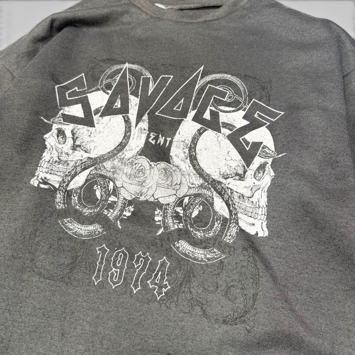 Savage 1974 Vintage college black M - Shop-Tetuan