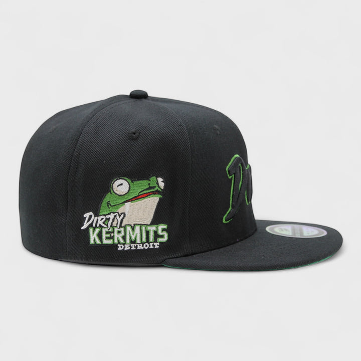 Naughty League Detroit Dirty Kermits fitted black - Shop-Tetuan