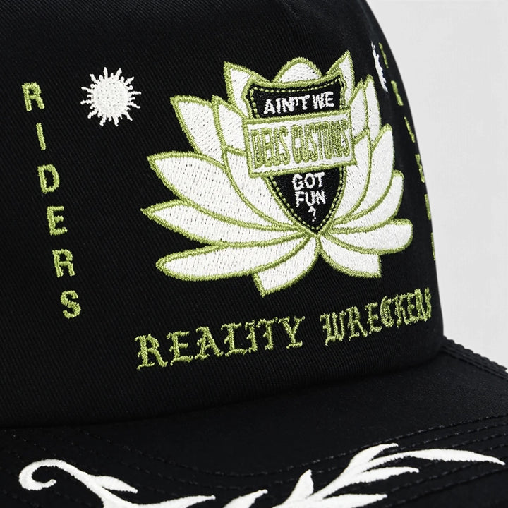 Deus Ex Machina Sacred Crest Cap Black