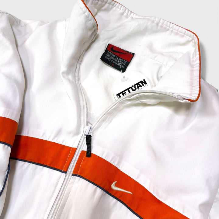 Nike 90s Vintage Premier trackjacket white/orange S - Shop-Tetuan