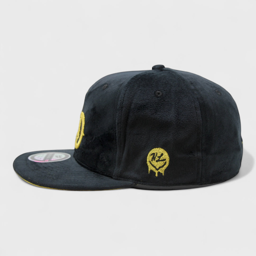 Naughty League Las Vegas Gold Diggers Fitted velvet black/gold - Shop-Tetuan