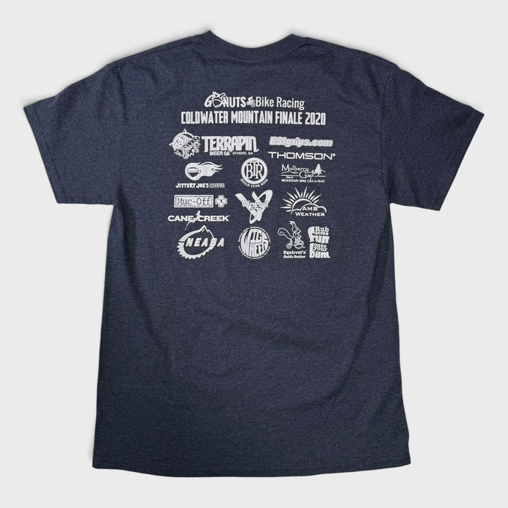 Gildan  Nuts Behind Bars Bike Racing tee blue M