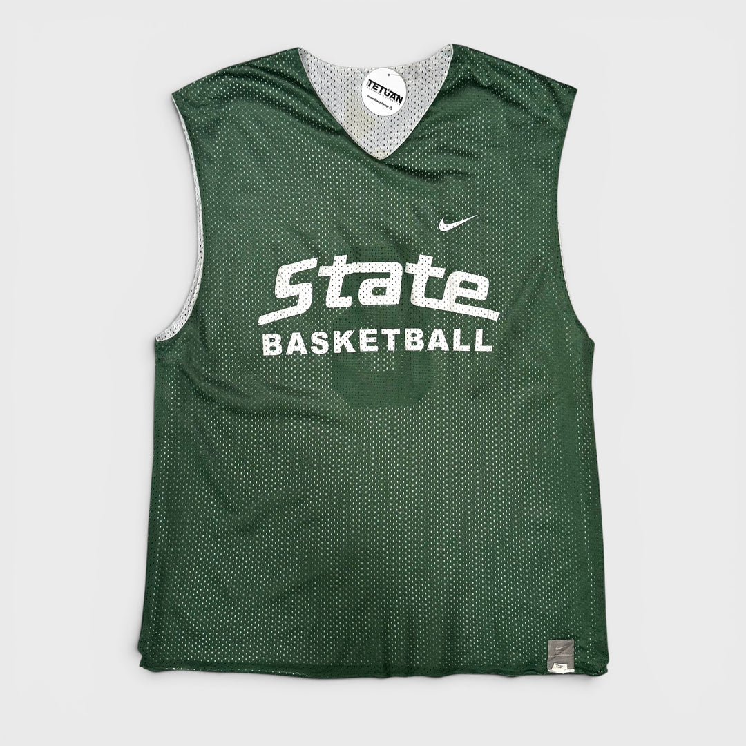 Nike State Basketball Reversible tank top green/white L