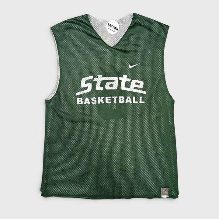 Nike State Basketball Reversible tank top green/white L