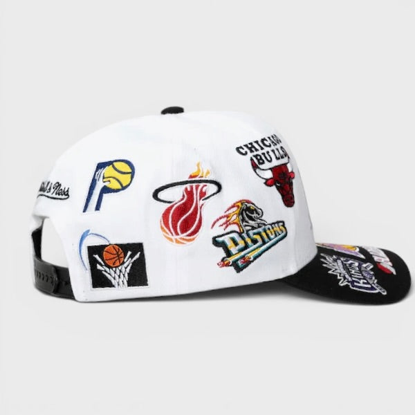 Mitchell &amp; Ness NBA Playoffs Pro snapback white/black - Shop-Tetuan
