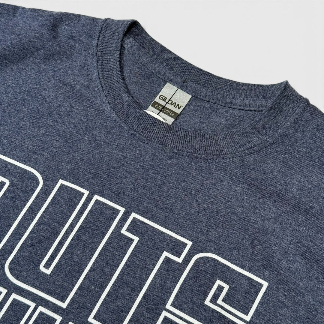 Gildan  Nuts Behind Bars Bike Racing tee blue M