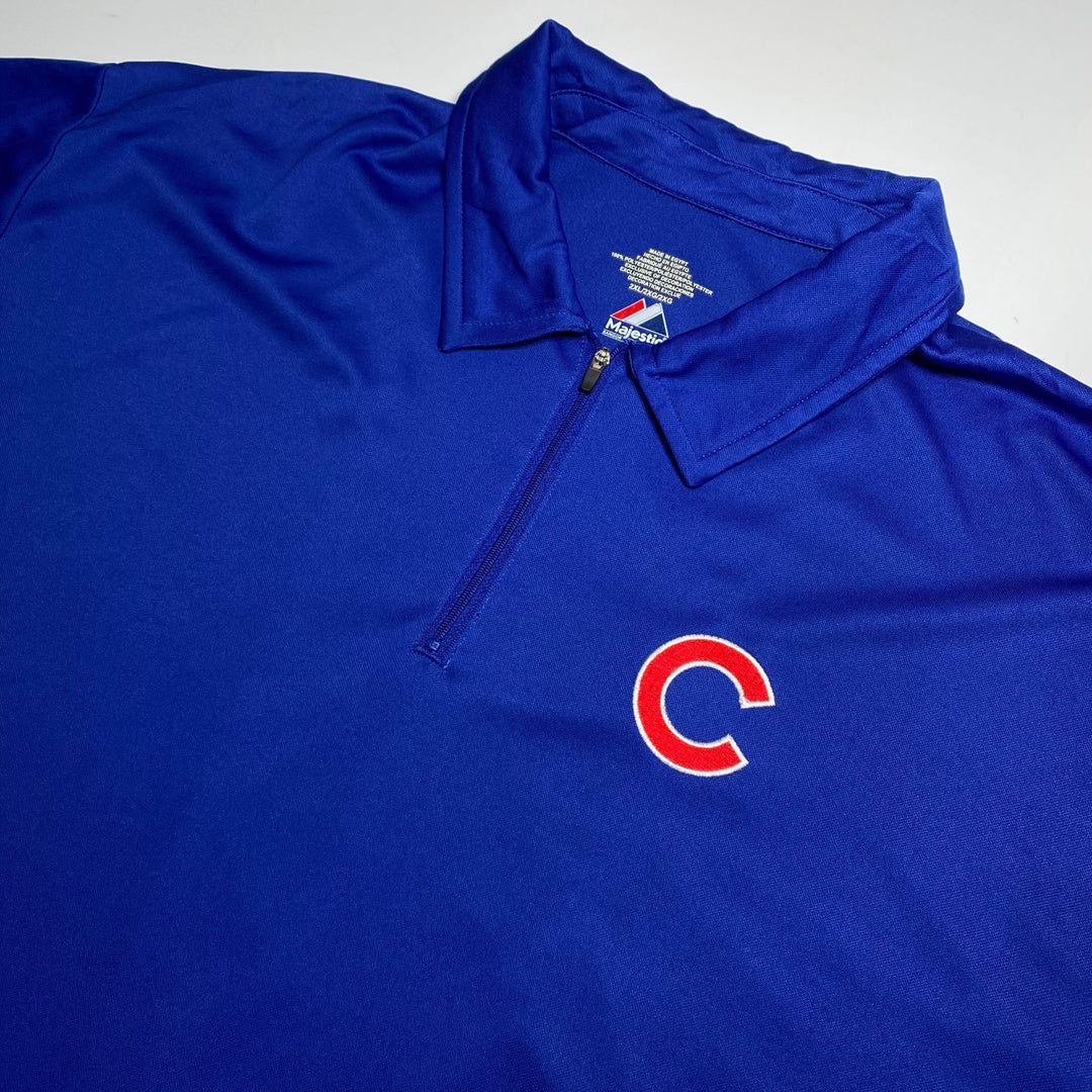 Majestic Chicago Cubs Baseball Shirt blue XXL - Shop-Tetuan