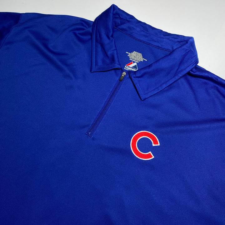 Majestic Chicago Cubs Baseball Shirt blue XXL - Shop-Tetuan