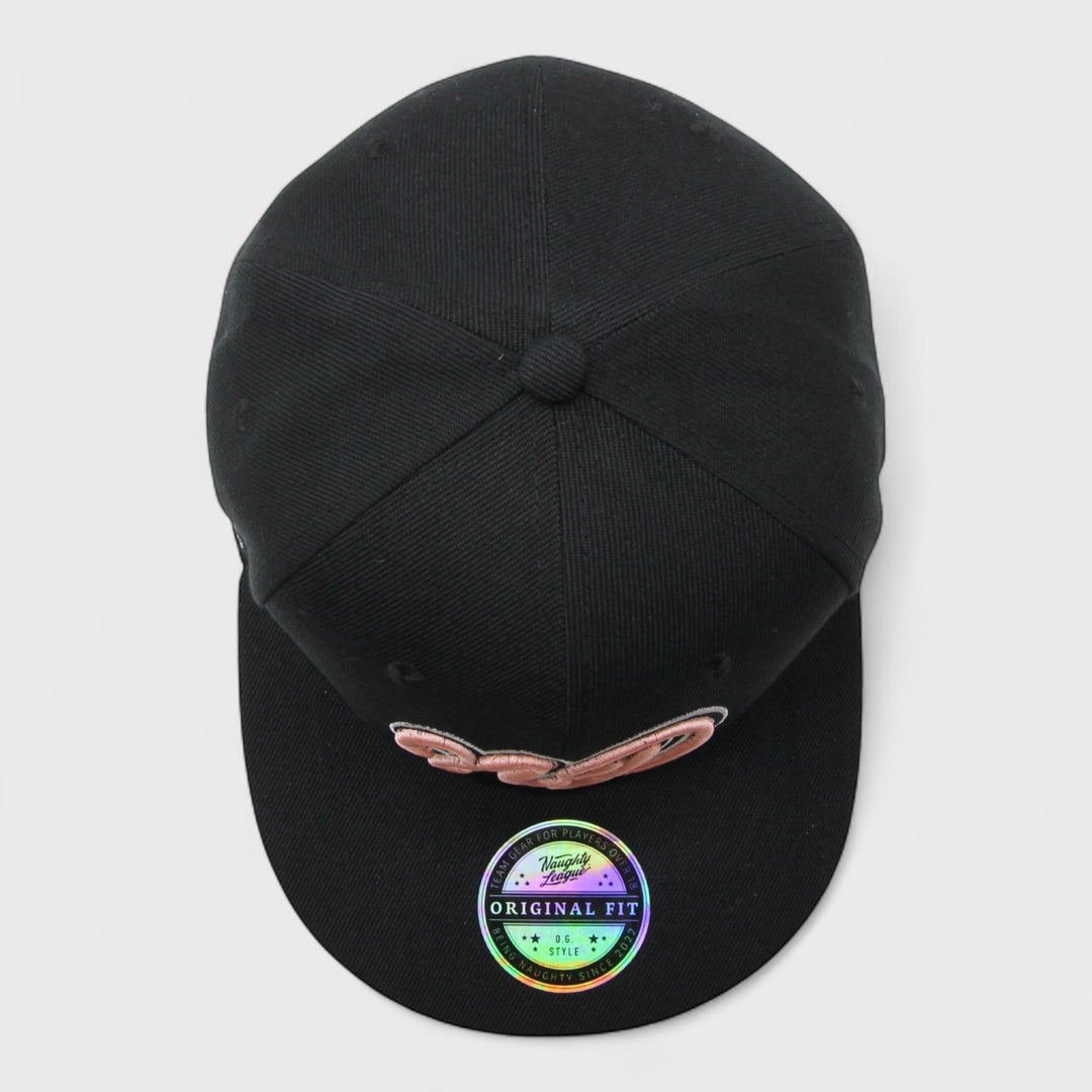 Naughty League New York Notorious Pigs fitted black/pink - Shop-Tetuan