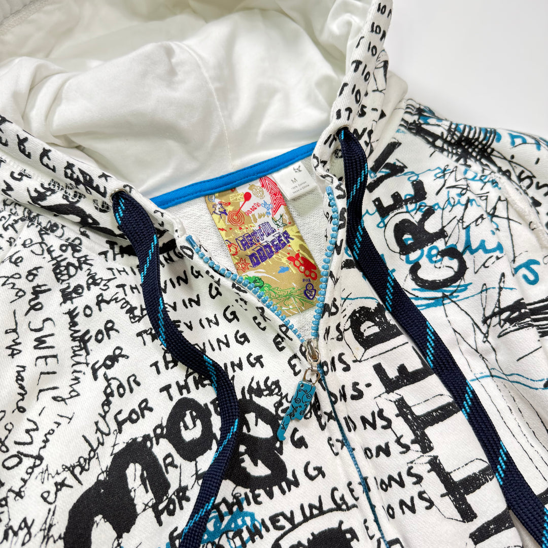 Artful Dodger Y2K AOP hoodie white M - Shop-Tetuan