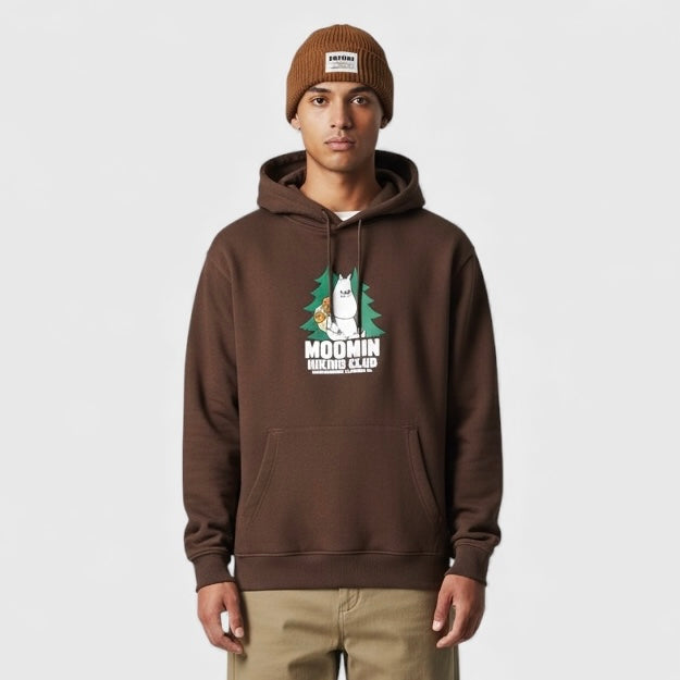 Moomin Muumipeikko Hiking Club Hoodie brown