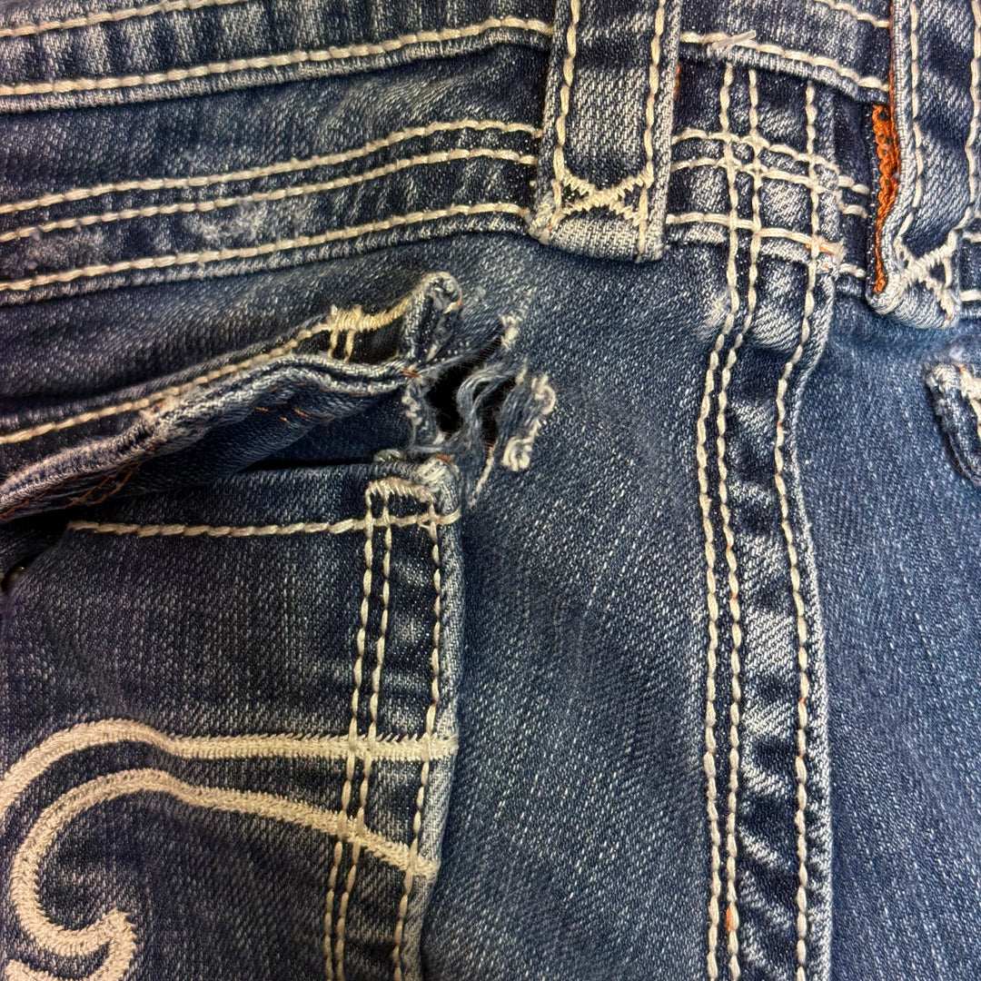 Rock Revival Heather Skinny jeans blue 28 - Shop-Tetuan