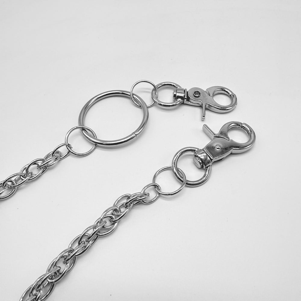 Metal Keychain Double Lock With Double Hooks & Large Ring - Shop-Tetuan