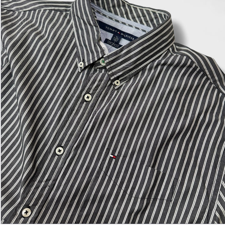 Tommy Hilfiger Custom Fit Shirt black XL - Shop-Tetuan