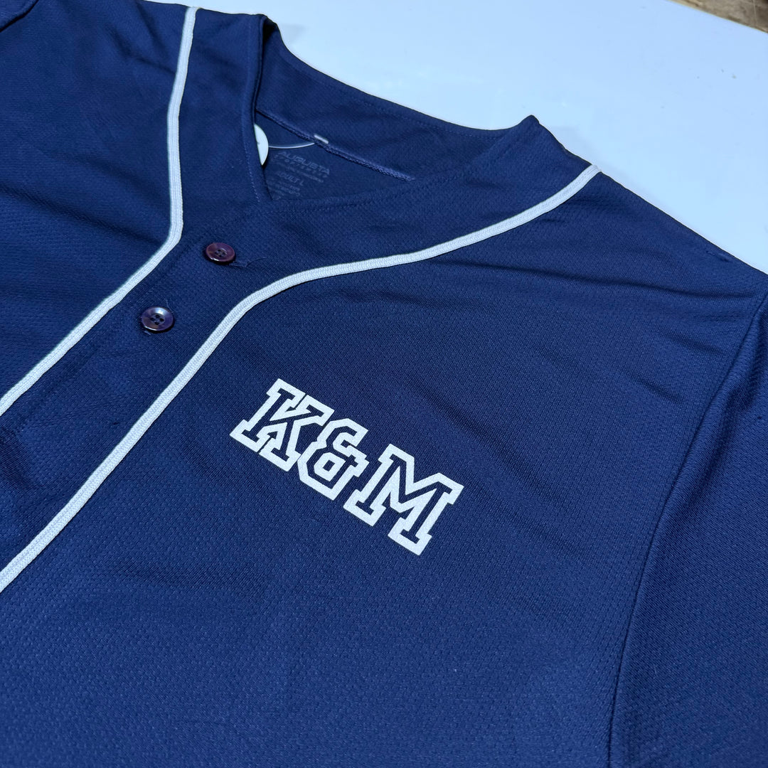 Augusta Sportwear K&M Baseball Jersey navy L - Shop-Tetuan