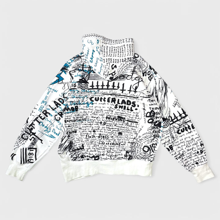Artful Dodger Y2K AOP hoodie white M - Shop-Tetuan