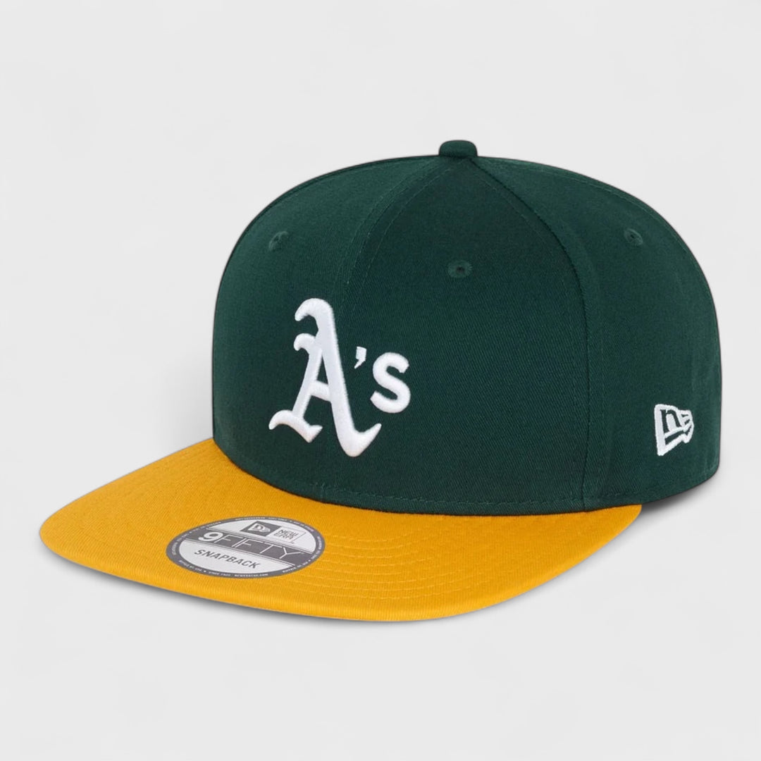 New Era MLB Essential 9Fifty O Athletics green/yellow