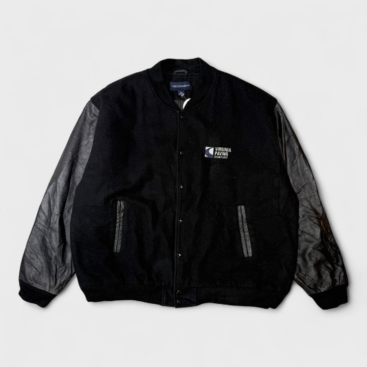 Port Authority "Virginia Pavine Company" Varsity Jacket black 4XL