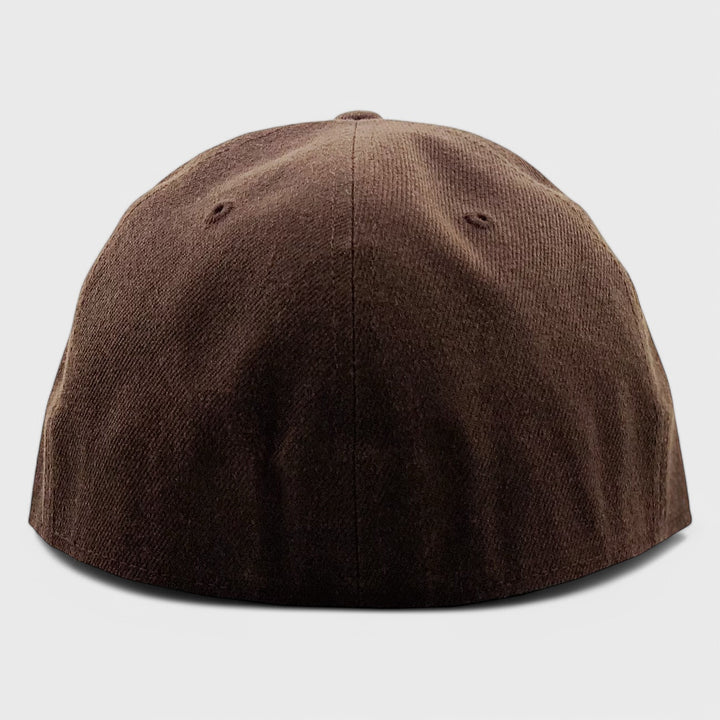 KB Ethos Fitted Flat Brim cap brown - Shop-Tetuan