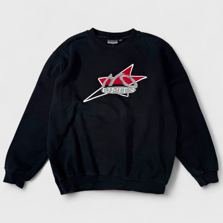 Go Southern No Limits 90s crewneck black M