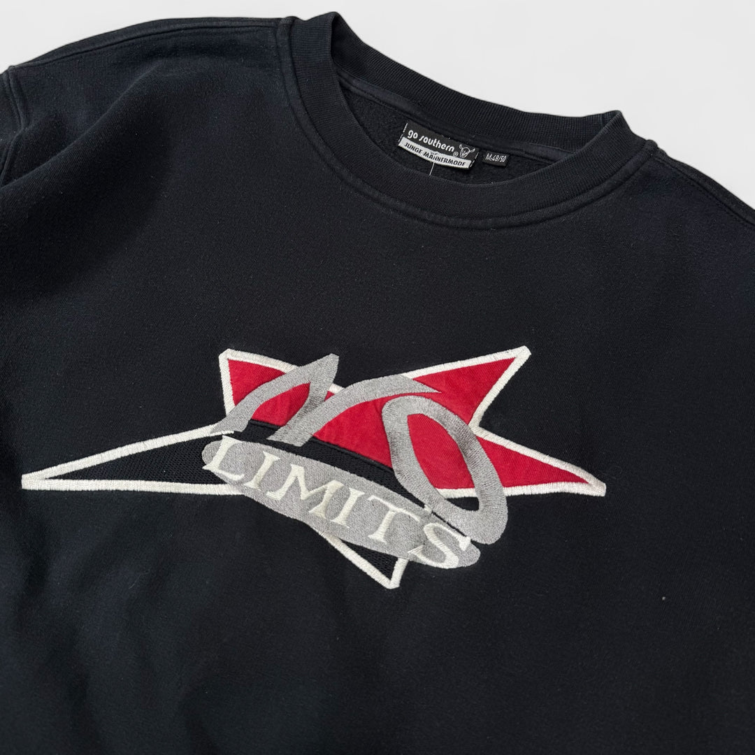 Go Southern No Limits 90s crewneck black M