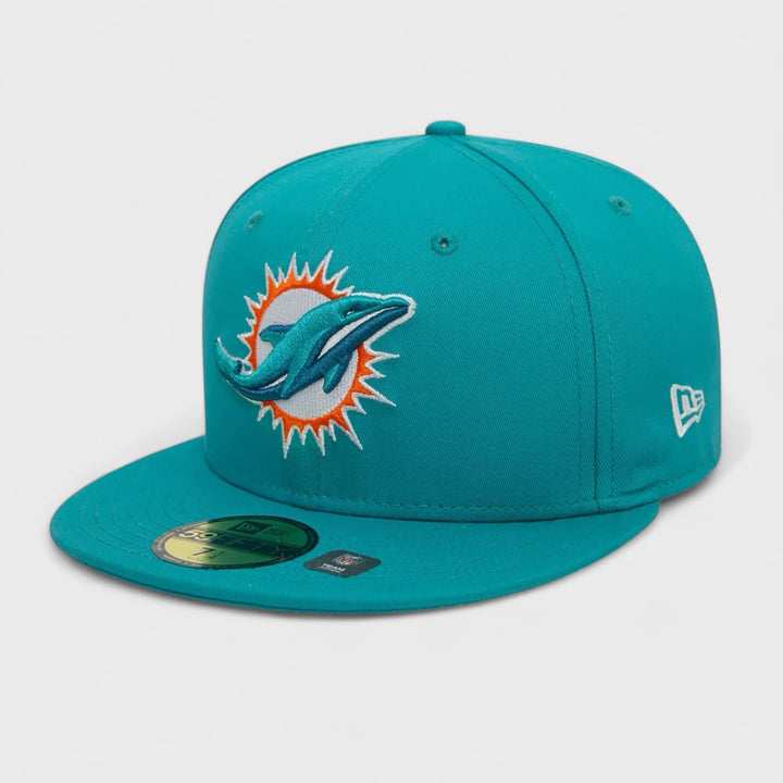 New Era NFL Official Team Colours 59Fifty M Dolphins turquoise - Shop-Tetuan