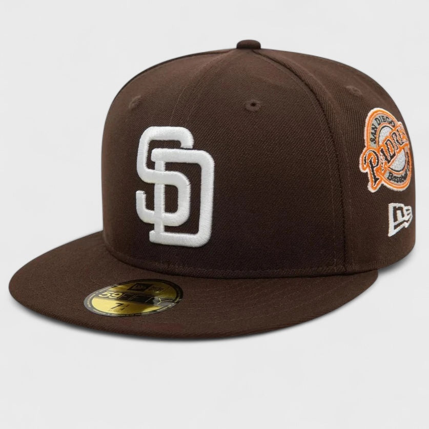 New Era  MLB Cooperstown Patch 59Fifty P Padres brown - Shop-Tetuan
