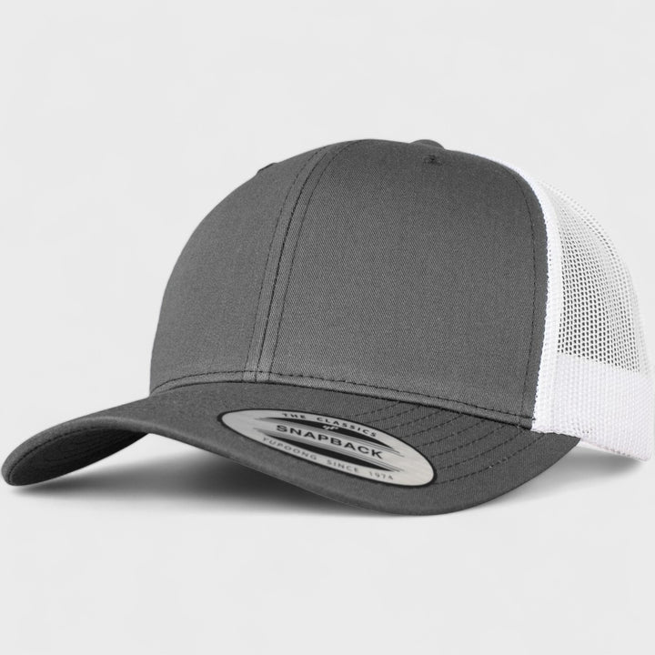 The Classics Yupoong Retro 2-tone trucker cap darkgrey/wht - Shop-Tetuan