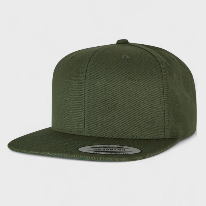 The Classics Yupoong snapback deep olive - Shop-Tetuan