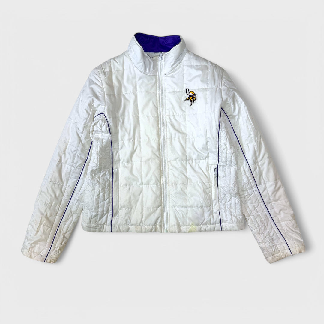 Vintage NFL Womens jacket Minnesota Vikings white S - Shop-Tetuan