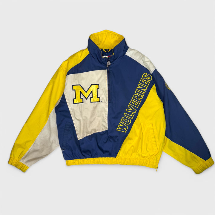 Pro Player 90s Michigan Wolverines Jacket navy/yellow L - Shop-Tetuan