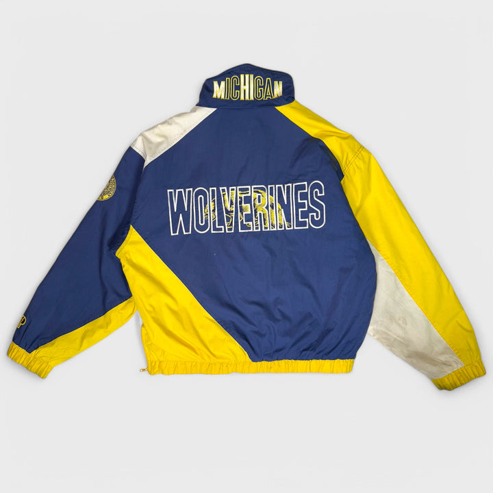 Pro Player 90s Michigan Wolverines Jacket navy/yellow L - Shop-Tetuan