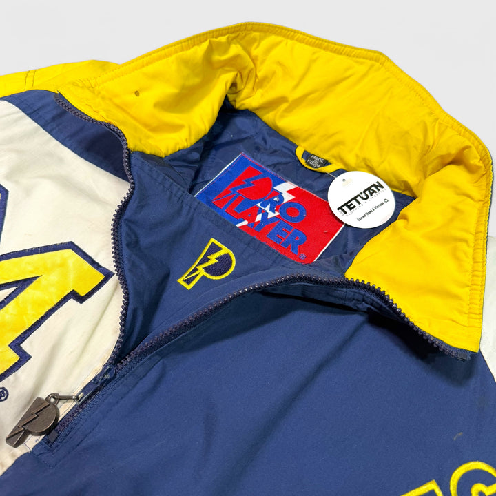 Pro Player 90s Michigan Wolverines Jacket navy/yellow L - Shop-Tetuan