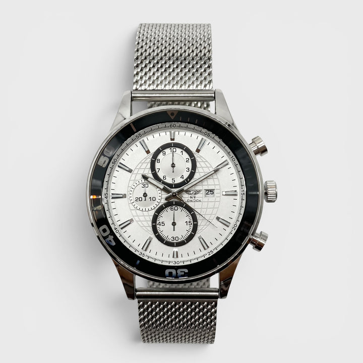 NY London Mesh Bracelet Watch pnp/white