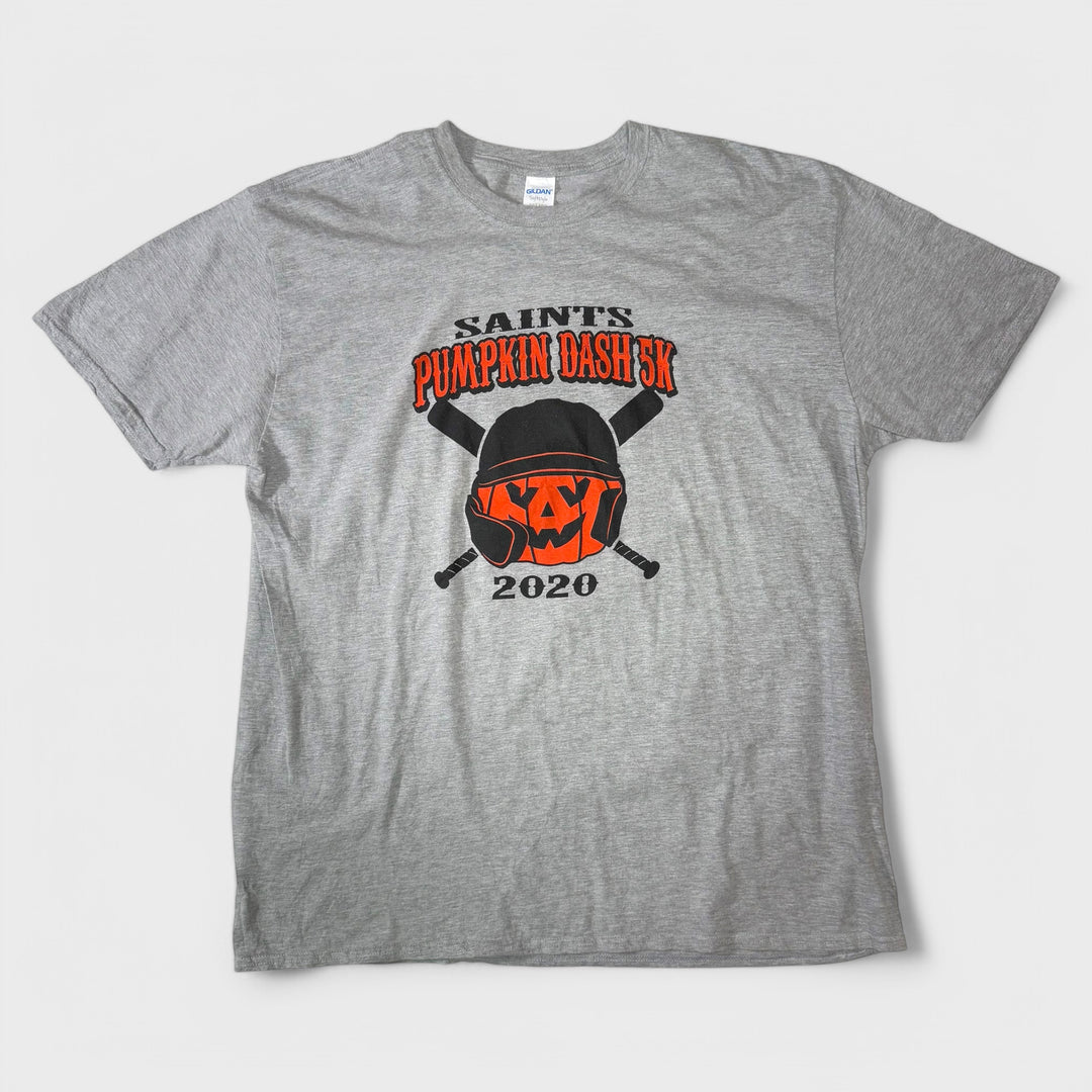 Saints Pumpkin Dash 5K tee grey 2XL - Shop-Tetuan