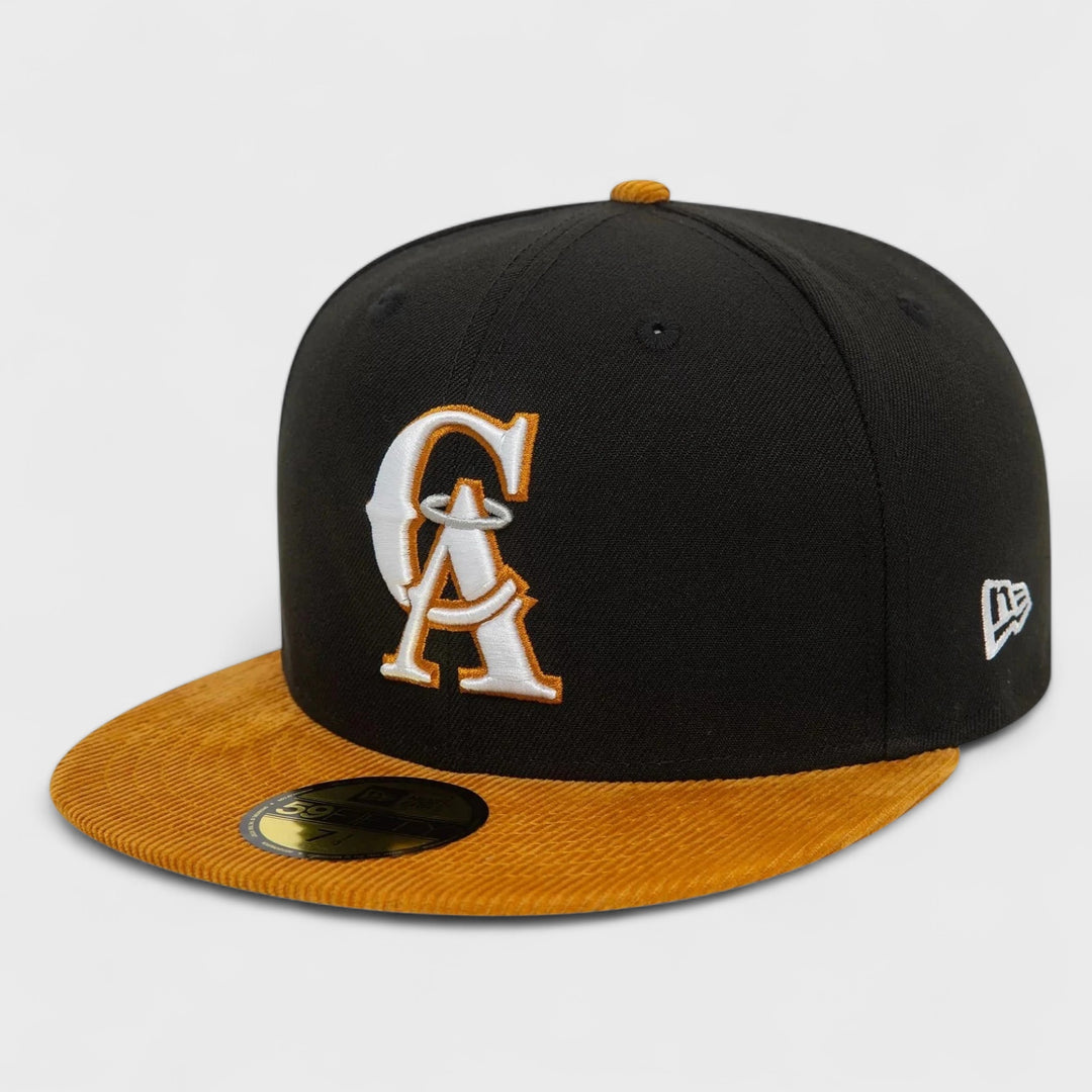 New Era Contrast Cord 59Fifty LA Angels black - Shop-Tetuan