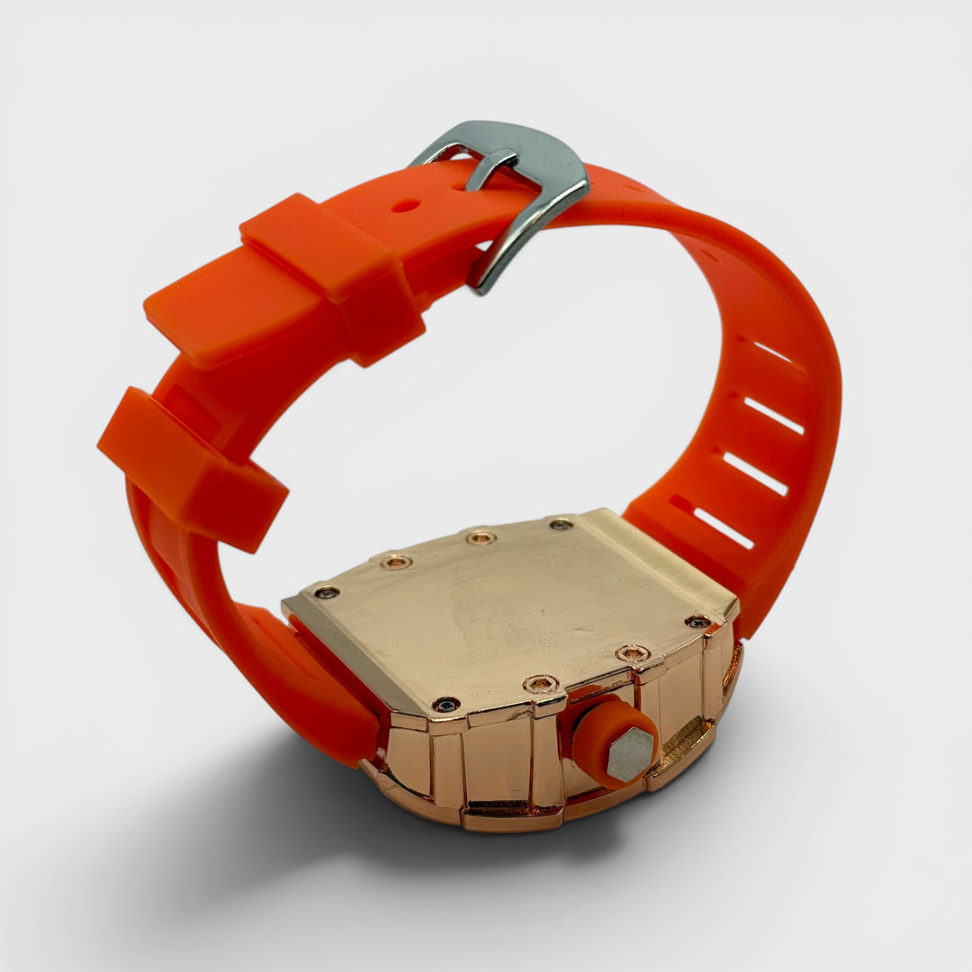 NY London RM Stone Watch orange