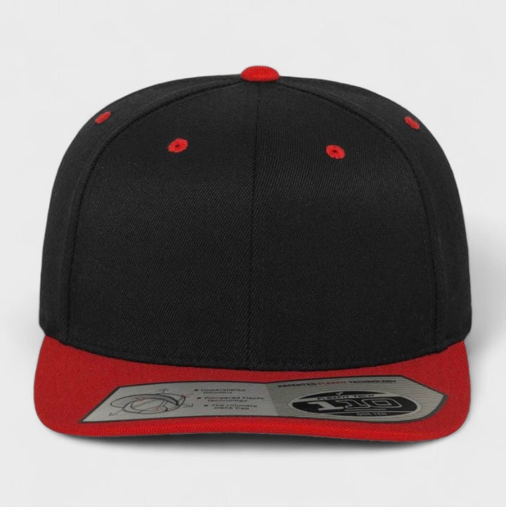 110 Fitted Snapback black/red - Shop-Tetuan