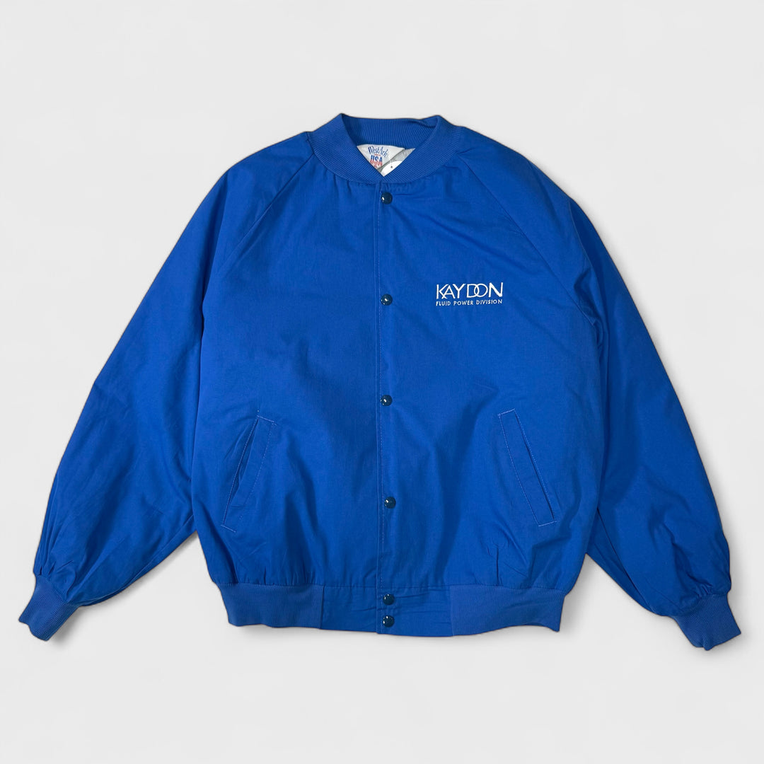 West Ark Kaydon Fluid Power Division Bomber Jacket royal XL - Shop-Tetuan
