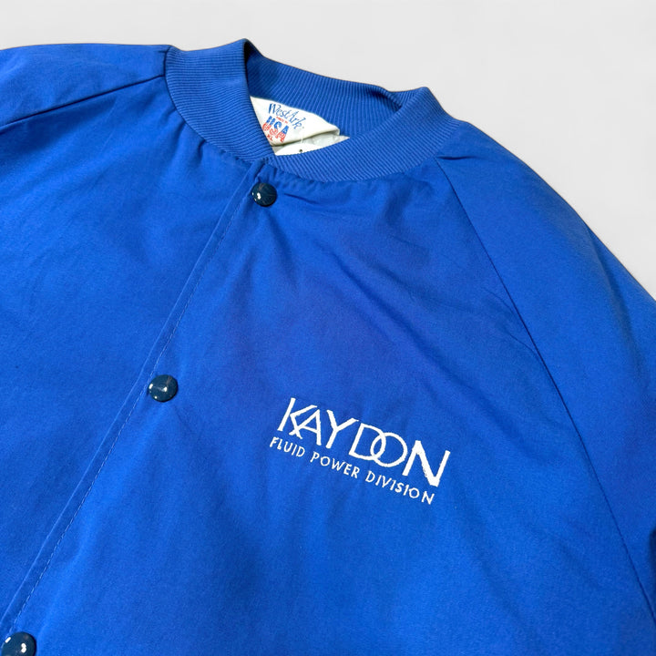 West Ark Kaydon Fluid Power Division Bomber Jacket royal XL - Shop-Tetuan