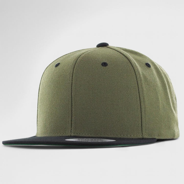 The Classics Yupoong snapback olive/black - Shop-Tetuan