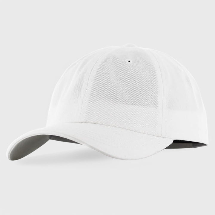 The Classics Yupoong low profile cotton twill cap white - Shop-Tetuan