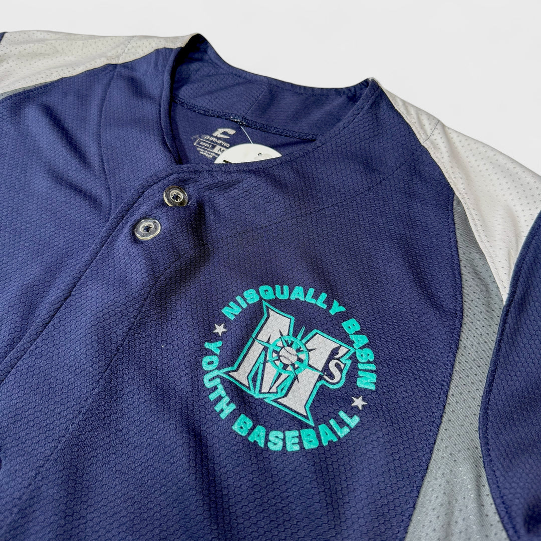 Champro Nisqually Basin #13 Youth Baseball Jersey navy M - Shop-Tetuan