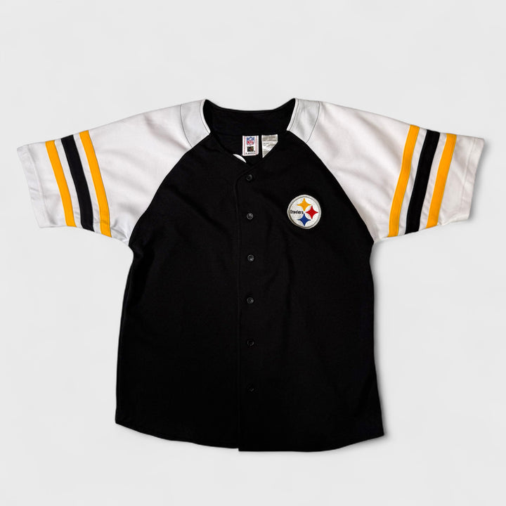 Players Inc NFL Pittsburgh Steelers #7 Roethlisberger Jersey black/yellow XL (youth) - Shop-Tetuan